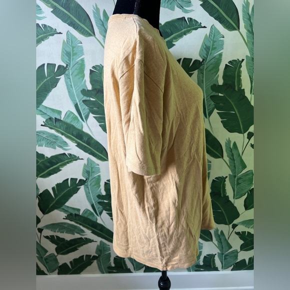 Patagonia Mustard Short Sleeve T-Shirt Size M - Picture 5 of 6